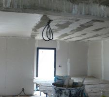Enduisage plafond chambre gar&ccedil;on