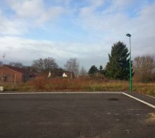 Voila le terrain du lotissement