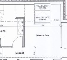 Mezzanine et couloir