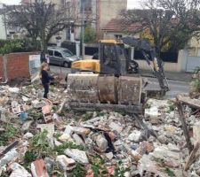 Vertigineux le tas de gravats