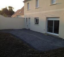 Terrasse provisoire en GNT