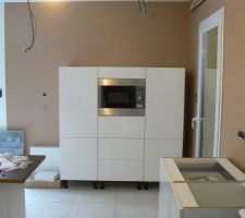Le micro onde en place