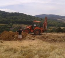 Zone de stockage des mat&eacute;riaux