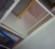 Trappe &agrave; linge vue du dessous