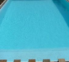 Raccord sur l'arase de la piscine