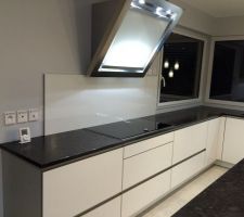 Vue plan de travail cuisson