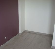 Pose dans stratifié dans la chambre de la Mini