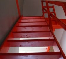 Escalier pour accéder au coin nuit
