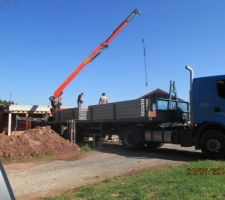 MARDI 1ER JUILLET:  dalle de l'etage