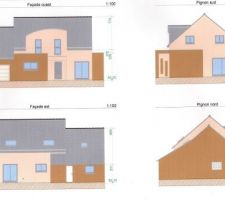 Plan de masse de la maison par contre le ravalement ne sera pas celui çi