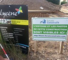 Mise en place du panneau "Forum construire"