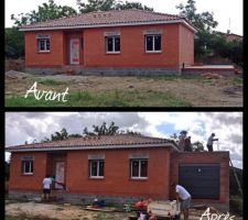 Construction du garage
