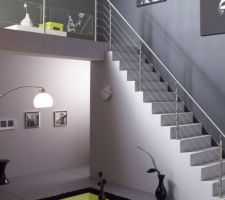 Exemple finition escalier