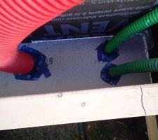 Arrivée du fourreau électrique, téléphone, et sonde techno pieux