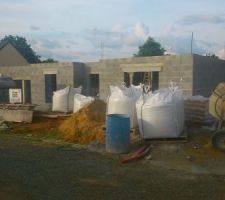 Pr&eacute;paration dalle sup&eacute;rieure