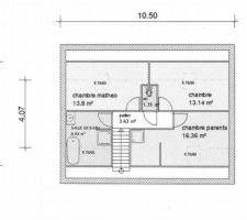 Plan général du 1er etage