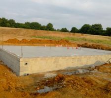 S&egrave;chage de la dalle durant 3 semaines.