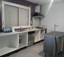 Montage cuisine en cours