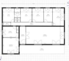 Plan actuel de la maison