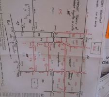 Plan du cadastre, il s'agit du terrain num&eacute;ro 101