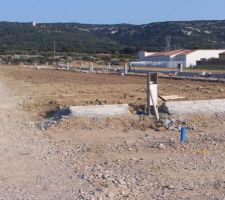 Vue sur notre terrain (vers le milieu)