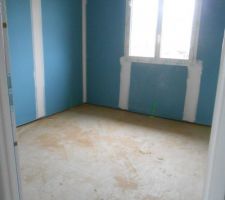 Cloisons finies (chambre)