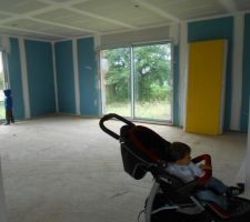 Cloisons finies (pièce à vivre)