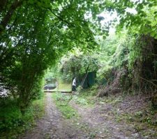 Faire de la place pour un gros camion