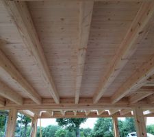 Mise en place du plancher étage et vue du RDC