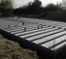 Les 3 rangs de Parpaings pour Vide Sanitaire