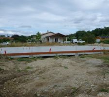 Et voici la dalle côté maison