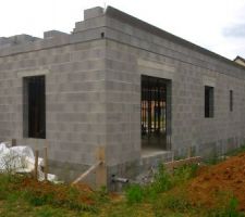 &Eacute;l&eacute;vation des murs &eacute;tage