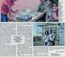Une page complète sur la maison passive en compagnie d'une autre famille qui construit avec Innov Habitat