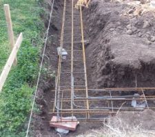 Ferraillage fouille