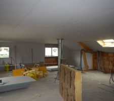Vue de l'avancement de l'étage