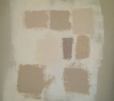 Essais peinture séjour