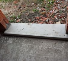 Appui de fenêtre façade.