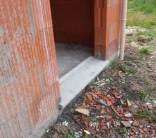 Appui de fenêtre façade.