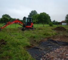 Réalisation de l'accès chantier