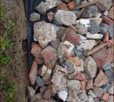 Géotextile et tout venant pour l'accès chantier