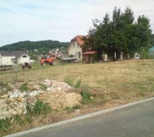Terrain défriché, débroussaillé