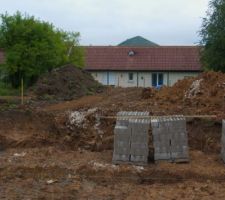 Coulage des semelles de fondations