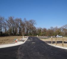 Le lotissement est termin&eacute;, les terrains sont livrables