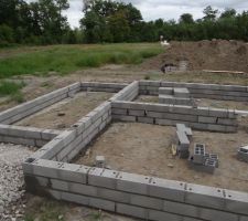 Vides sanitaires sur 3 rangs