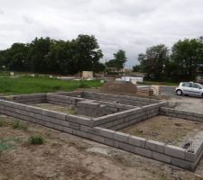 Vides sanitaires sur 3 rangs