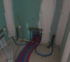 Futur emplacement de la chaudière dans le cellier