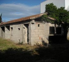 Bati existant : futur garage et atelier