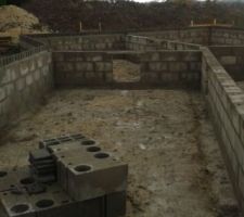 C'est haut, il va en falloir de la terre!