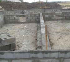 C'est haut, il va en falloir de la terre!