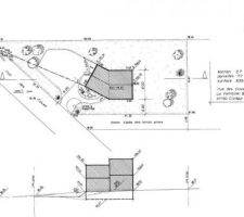 Implantation de la maison sur le terrain